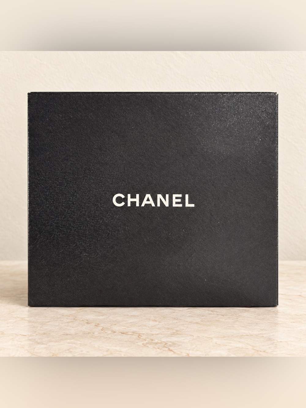 🖤 CHANEL EMPTY SHOE BOX 12” x 10” w/ Care Booklets Luxury Storage